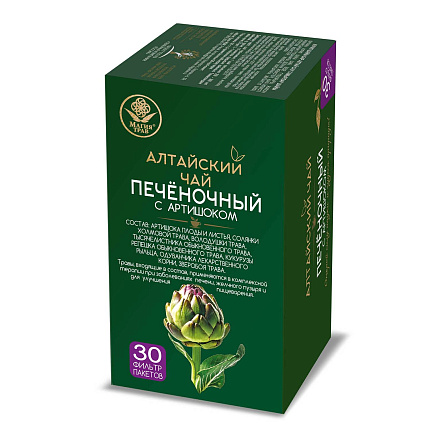"Алтайский чай" печеночный с артишоком, ф/п, 1,5 г, 30 шт.