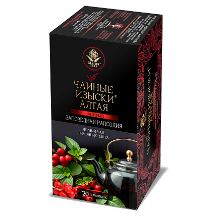 "Чайные изыски Алтая" Заповедная рапсодия, пирамидки, 2г, 20 шт.